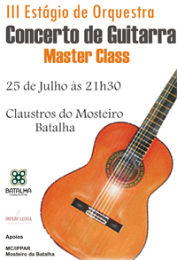 Concerto "Master Class" de Guitarra na Batalha