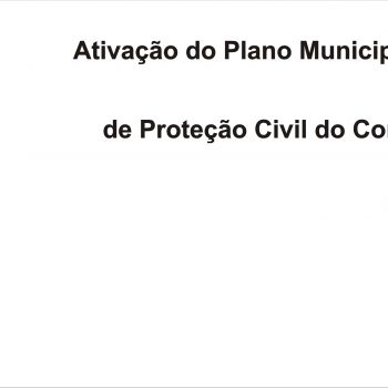 Ativação do Plano Municipal de Emergência de Proteção Civil do Concelho da Batalha